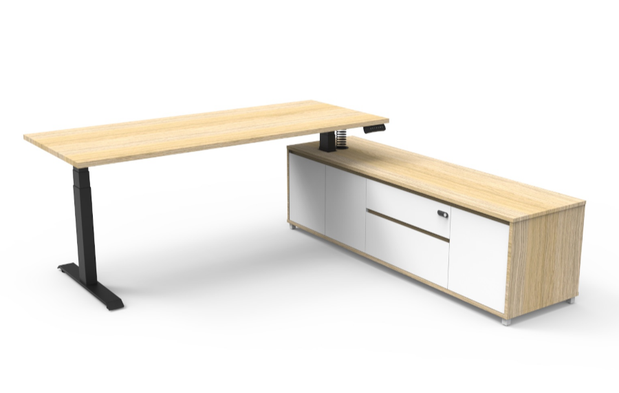 Boost+ Executive Desk 217 - Right Hand Side Configuration